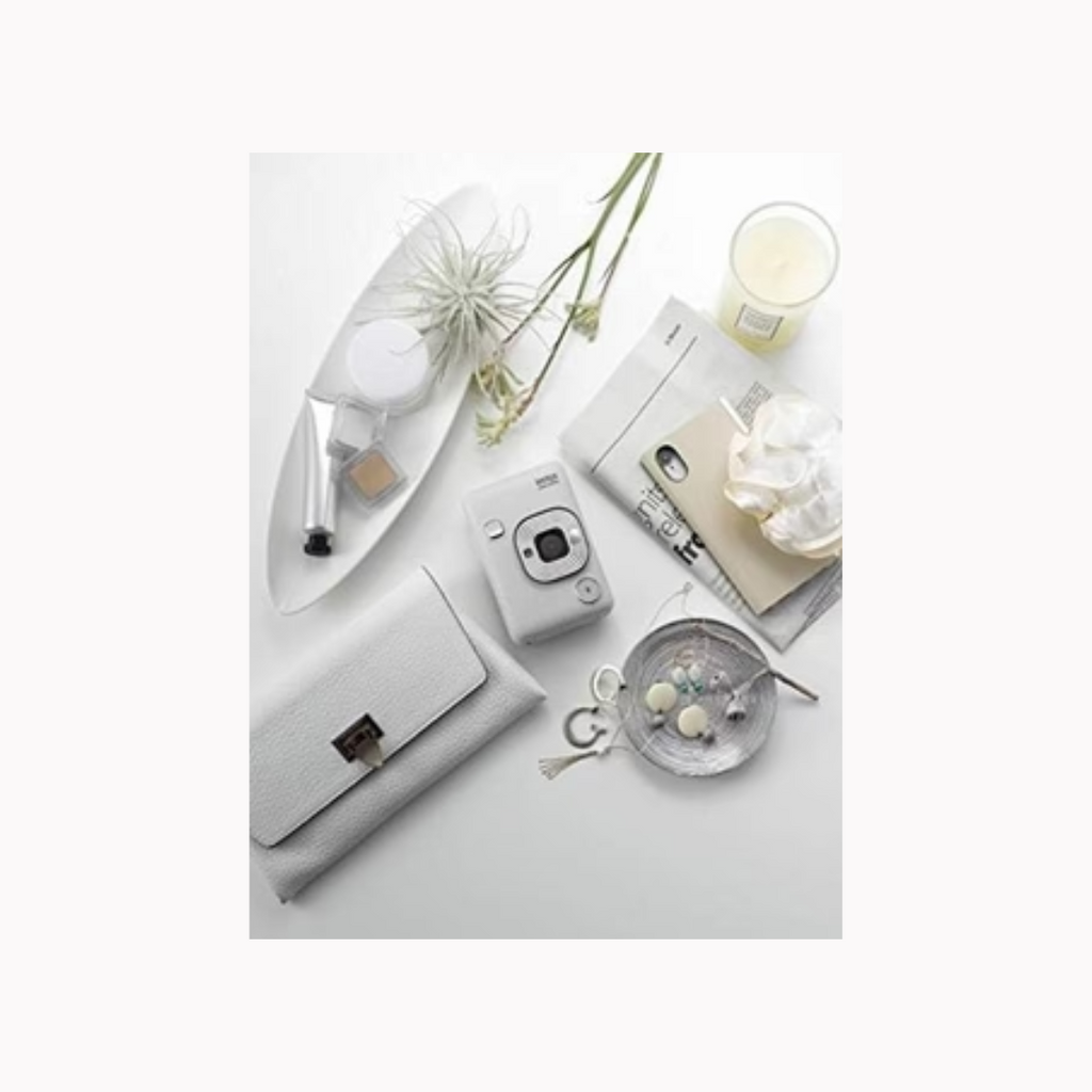 Fujifilm Instax Mini LiPlay Hybrid Instant Camera (Stone White)