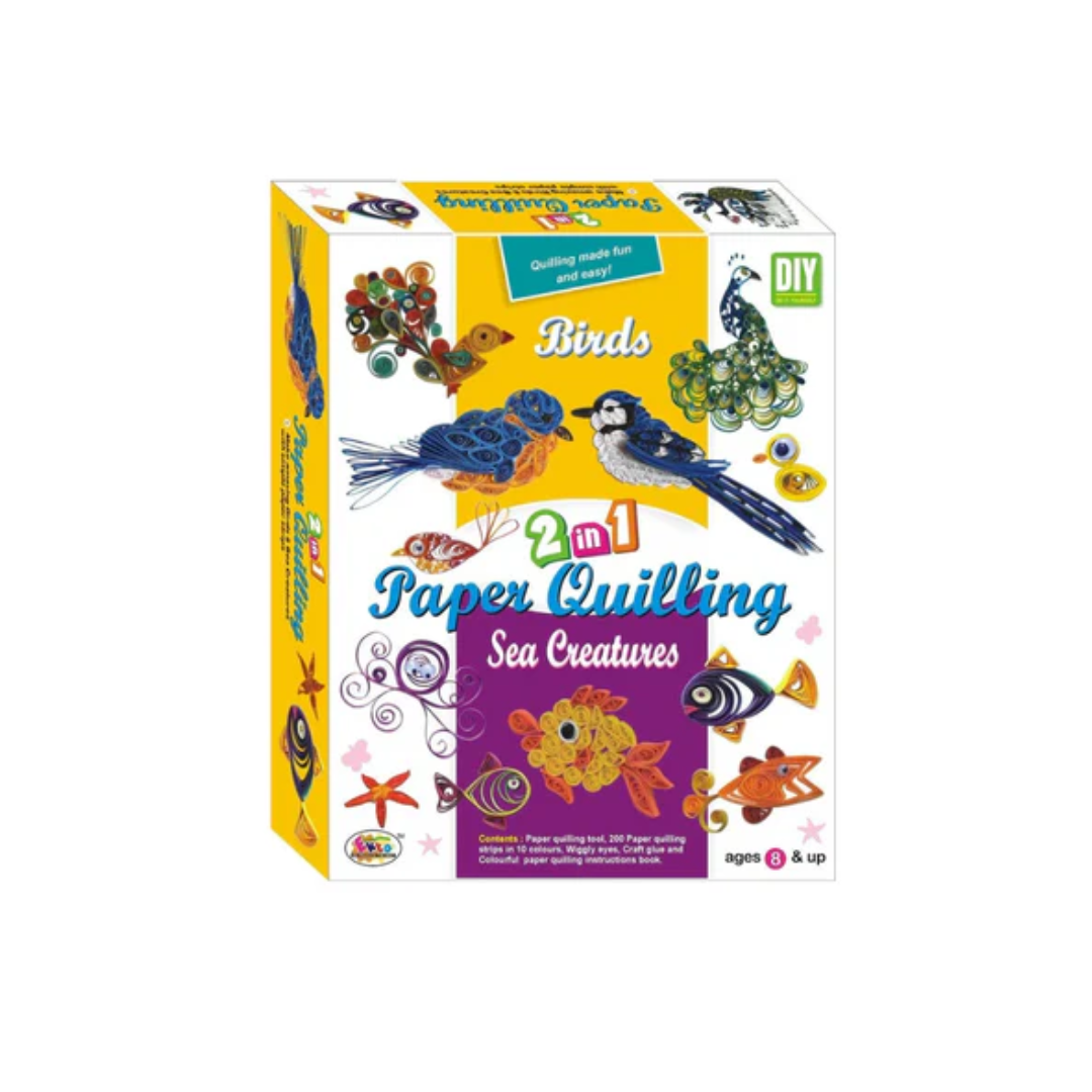 Ekta Paper Quilling Kit Sea And Creature Edition