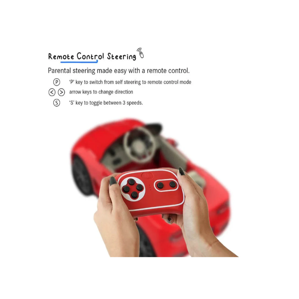 Emotorad Formula Fun BENTLEY EXP12 Ride-On Car for Kids-(Red)