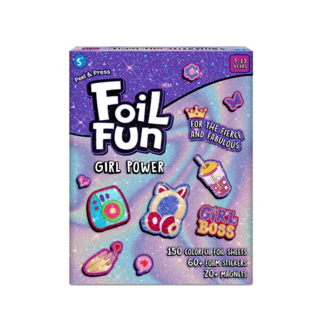 Skillmatics Foil Fun: Girl Power No Mess Magnetic Art Kit (Ages 7-13)