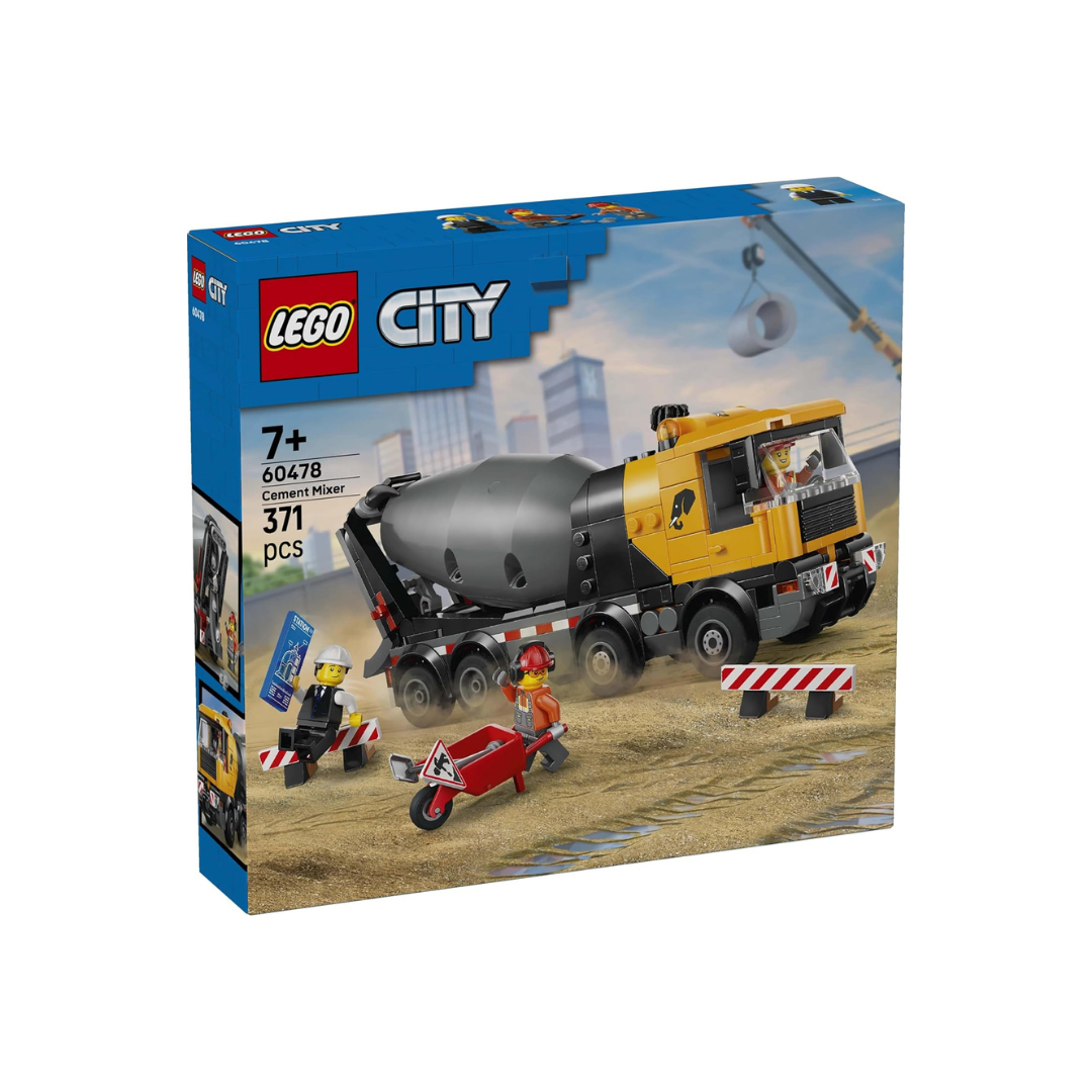 Lego 60478 City Cement Mixer (371 Pieces)