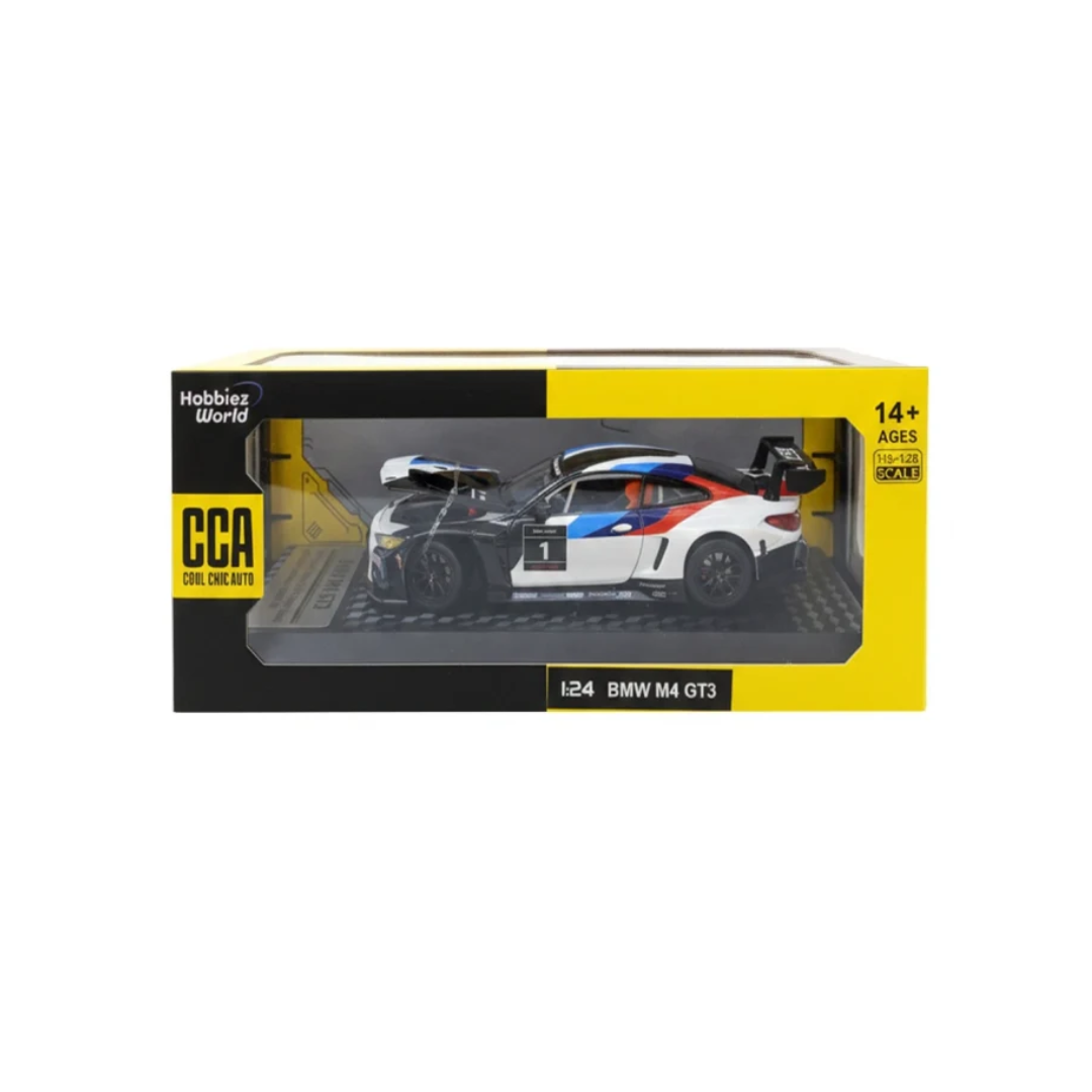 CCA  Scale 1:24 BMW M4 GT3 Diecast Car Assorted Color