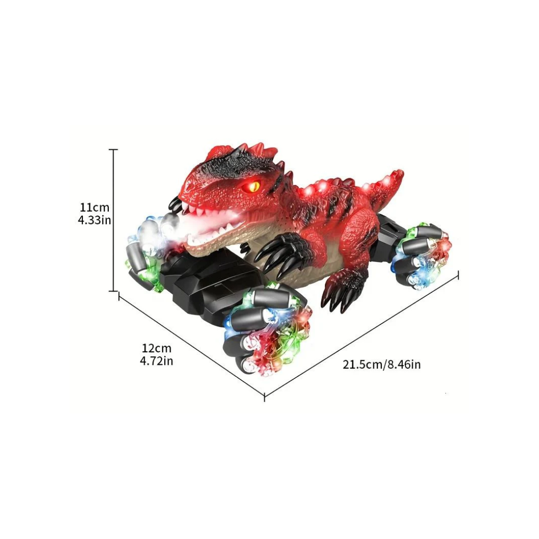Rainbow Toys Ehtreme Stunt Performance Remote Control Dinosaur Light and Sound Assorted Color