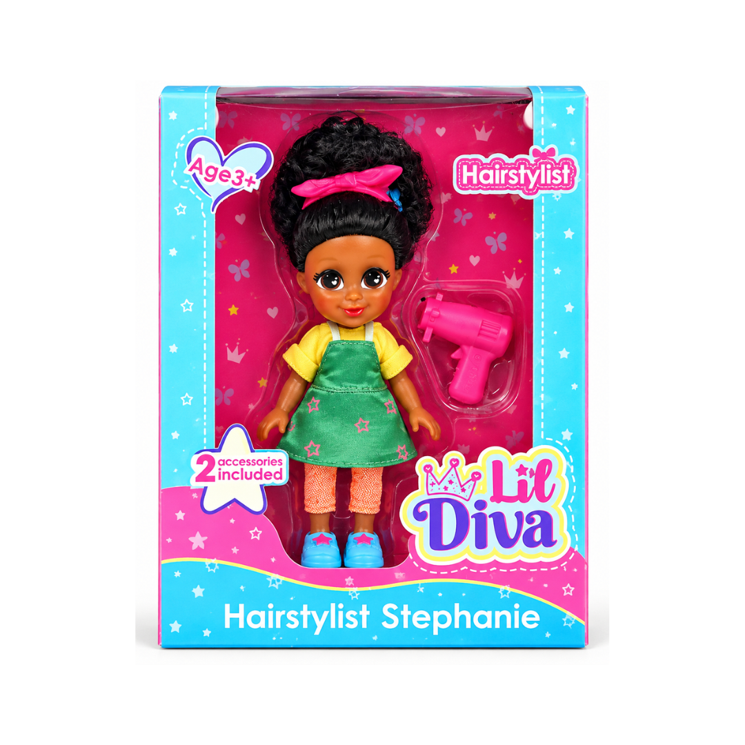 Winmagic Li'l Diva Hairstylist-Stephanie 6inch Doll