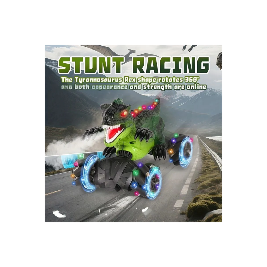 Rainbow Toys Ehtreme Stunt Performance Remote Control Dinosaur Light and Sound Assorted Color
