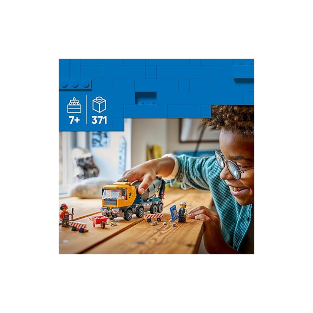 Lego 60478 City Cement Mixer (371 Pieces)
