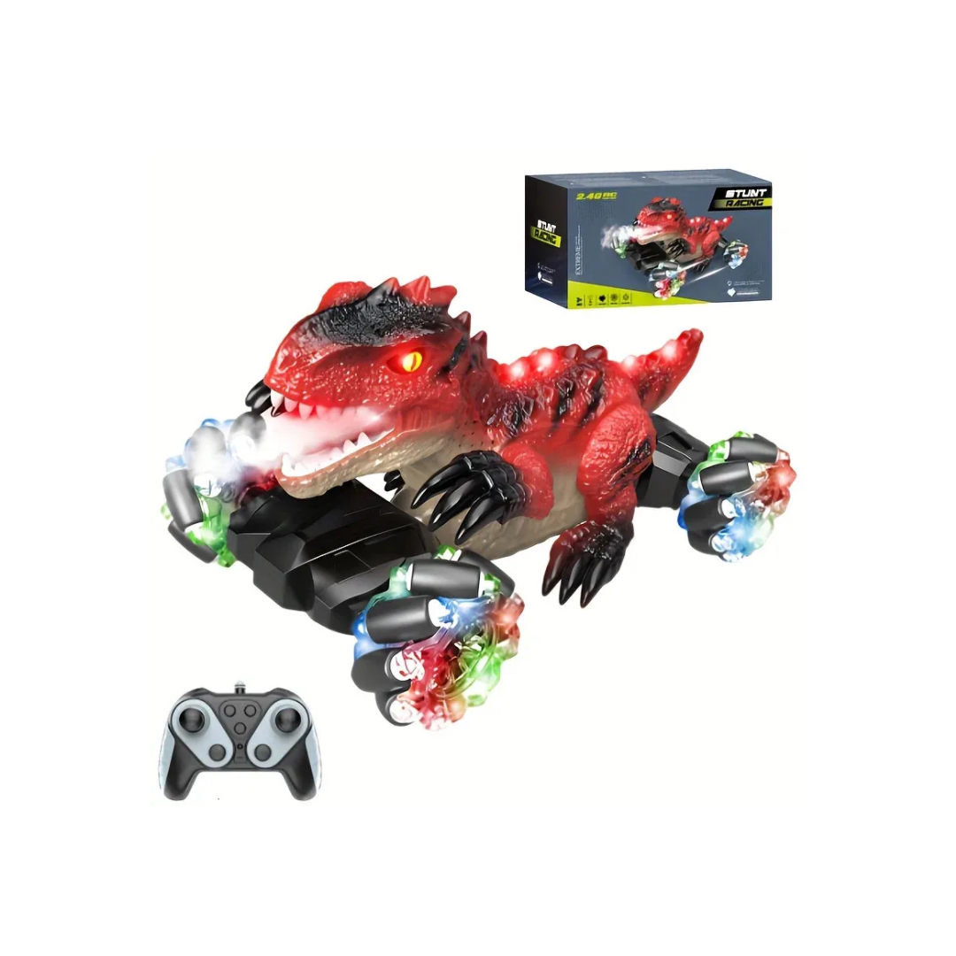 Rainbow Toys Ehtreme Stunt Performance Remote Control Dinosaur Light and Sound Assorted Color