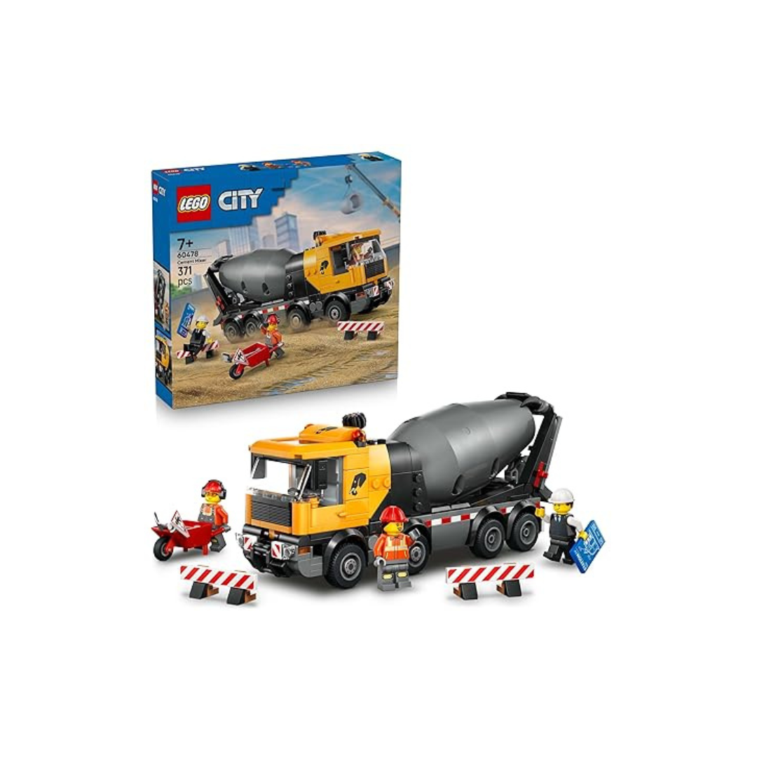 Lego 60478 City Cement Mixer (371 Pieces)
