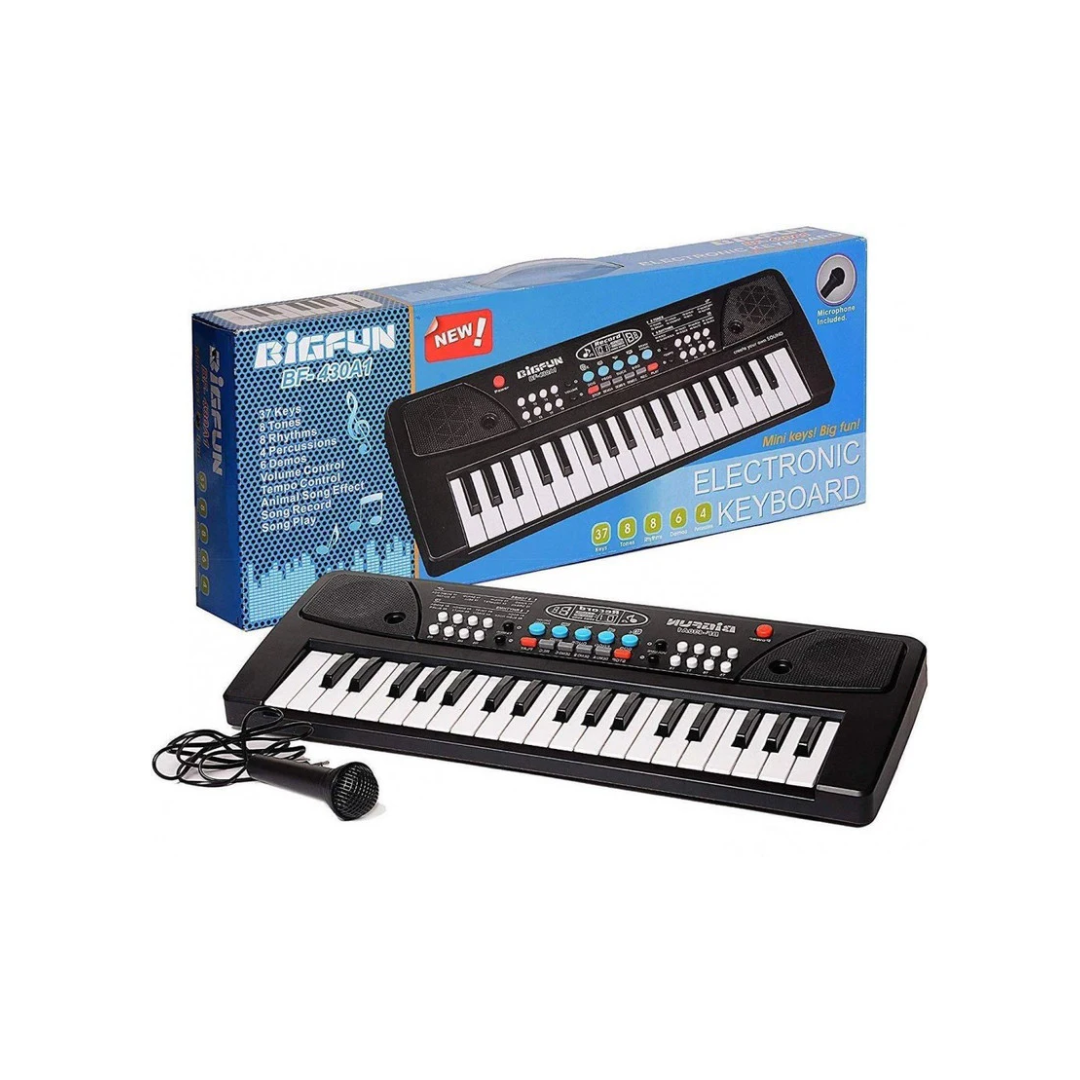 Bigfun BF_430A1  Piano Keyboard Toy with Mic, USB 37pcs