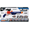Blast of Flames 20X Soft Bullet Shell Ejecting Toy Blaster with Adjustable Scope
