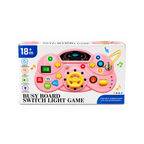 Busy Board Switch Light Game Steering Wheel Toy for Kids 18M+