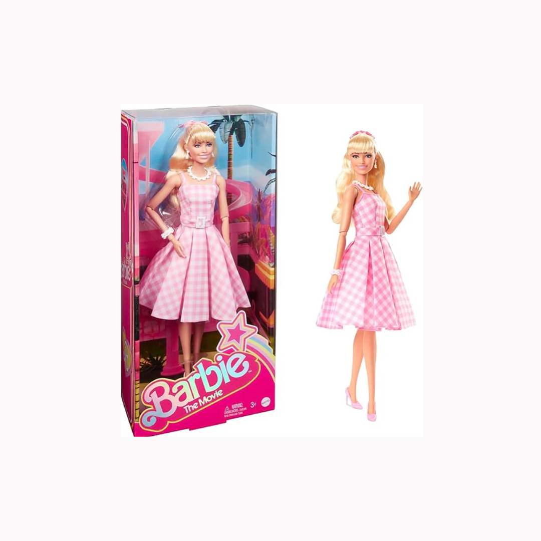Mattel Barbie the Movie Doll in Pink White Dress