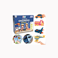 JoGenii I Can Be a Transport Engineer â€“ 3D Foam Model Kit â€“ Educational Miniature Models Kit with Knowledge Book,