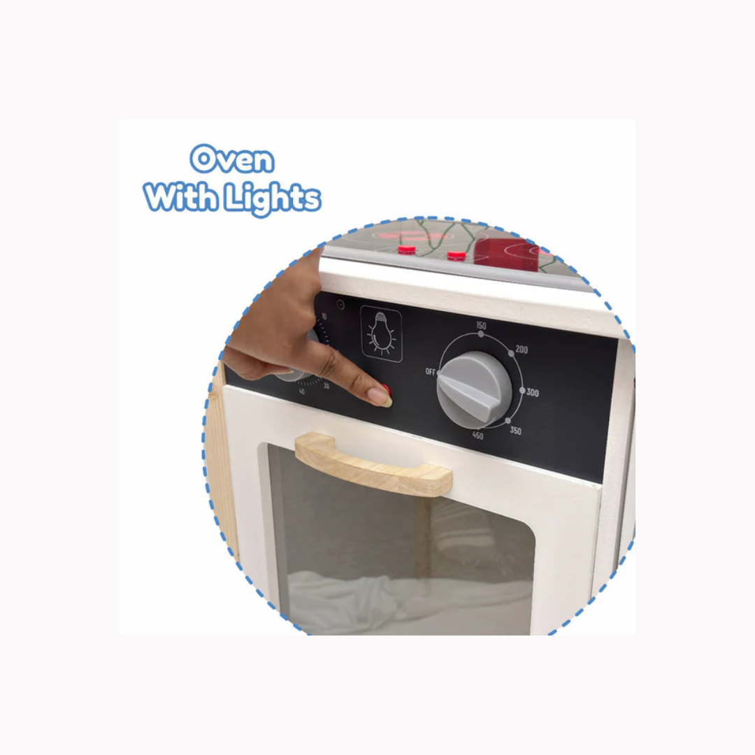 Open Ended Modern Kitchen Set -(12 Accessories included)