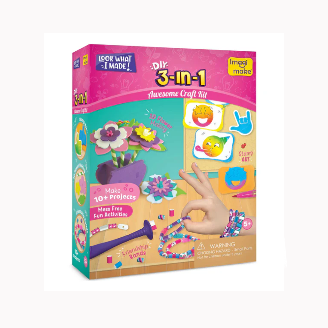Imagi make DIY 3-in-1 Awesome Craft Kit