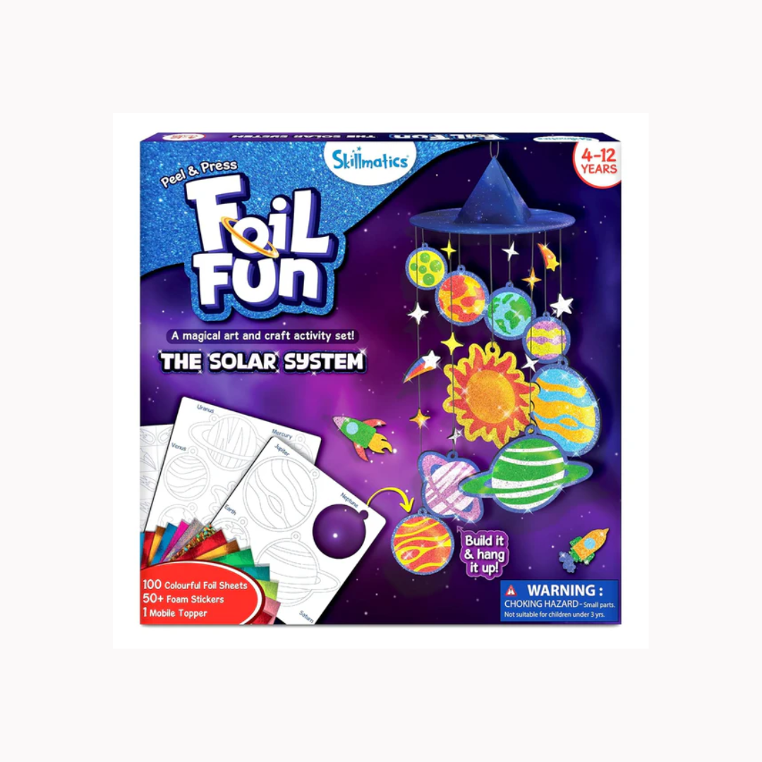 Skillmatics Foil Fun - Solar System Space Art & Craft Kit Mess-Free Art Kit
