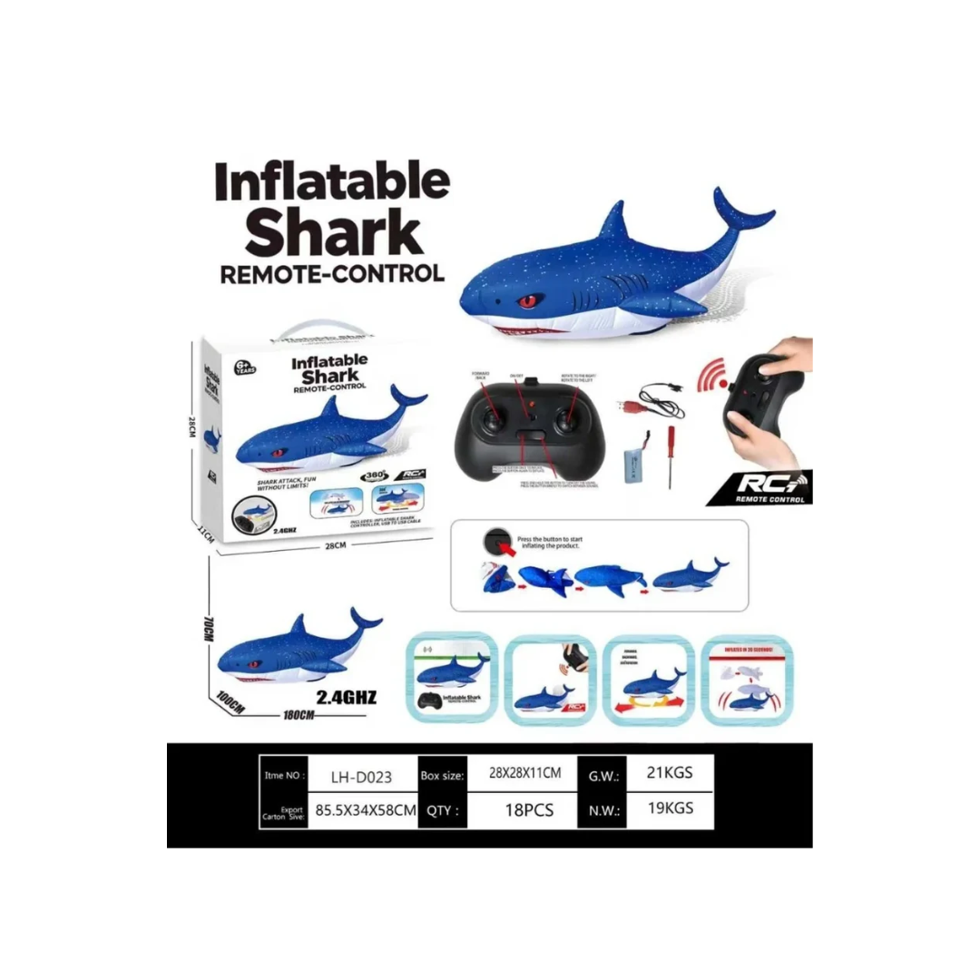 Rainbow Toys LH-D023 Inflatable Shark Remote Control