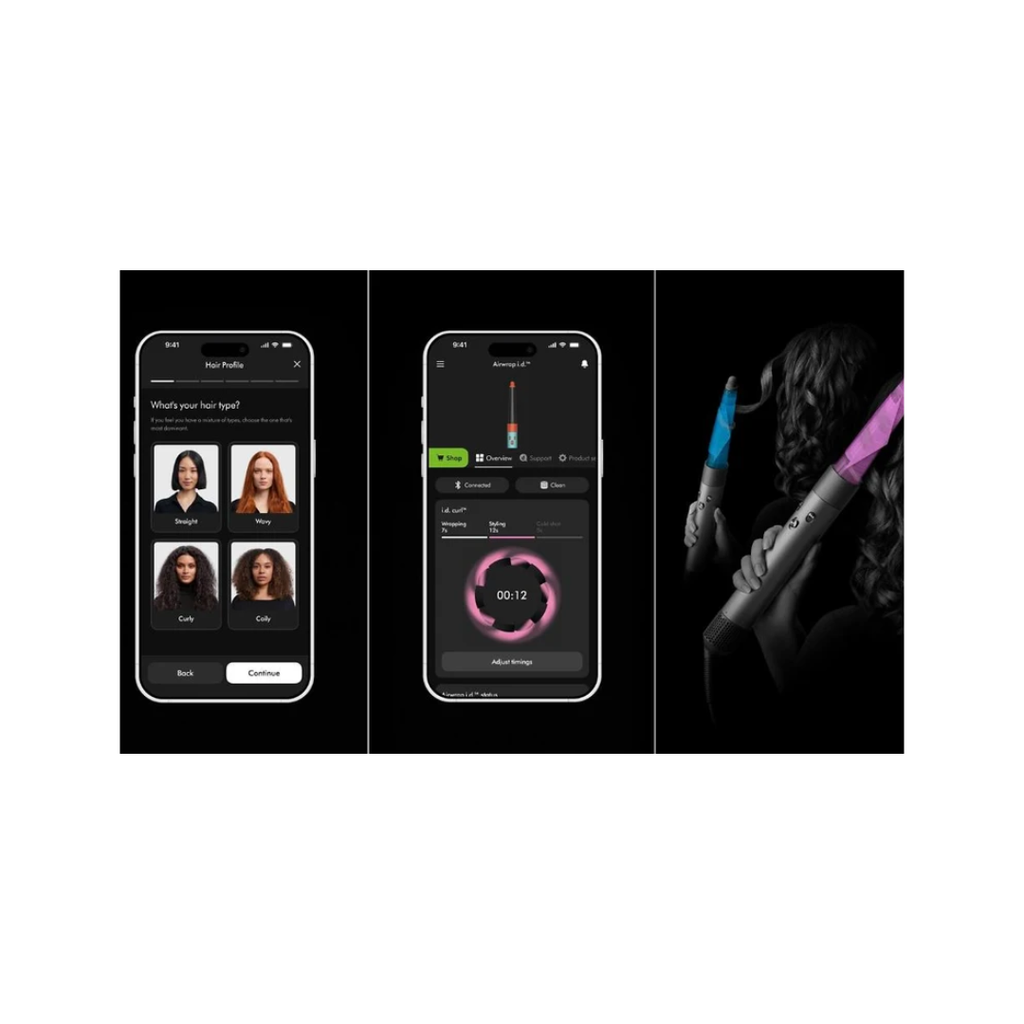 Dyson Airwrap i.d.™ Multi-Styler & Dryer Straight+Wavy | 6-in-1 Hair Styler | Ceramic Pink/Rose Gold