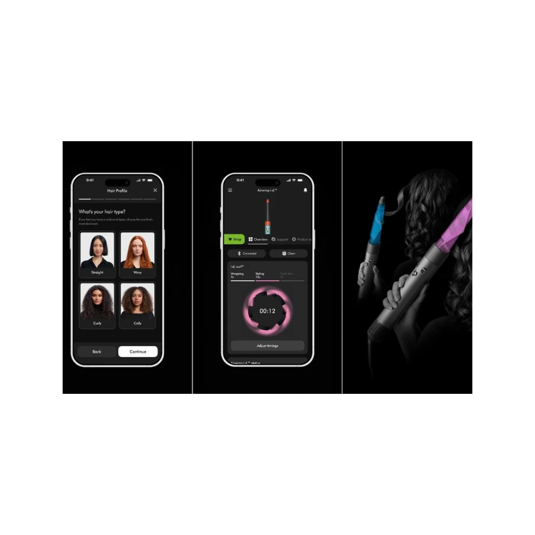 Dyson Airwrap i.d.™ Multi-Styler & Dryer Straight+Wavy | 6-in-1 Hair Styler | Ceramic Pink/Rose Gold