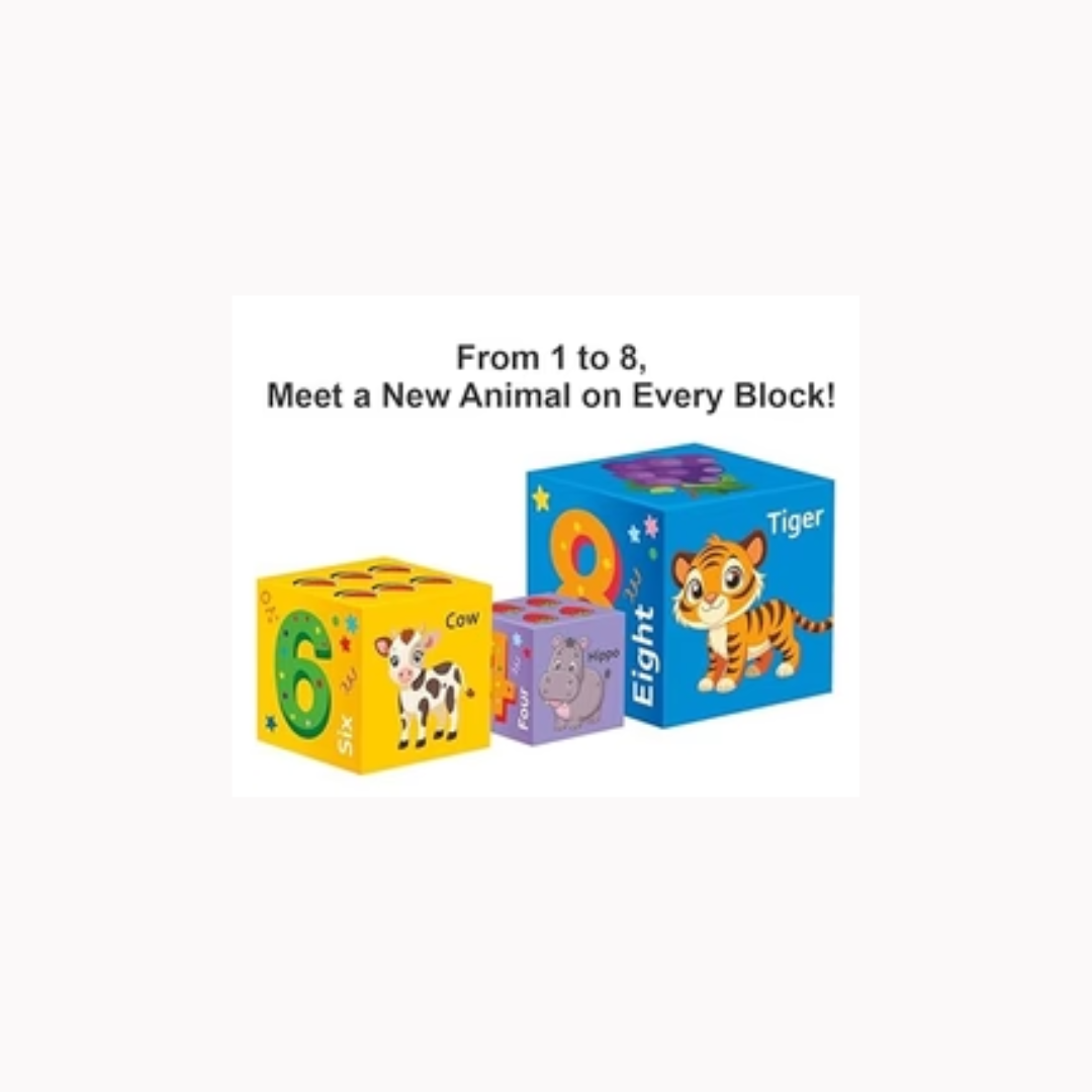 Toymate Stack O Fun- 8 Educational Learning, Stacking & Balancing Blocks