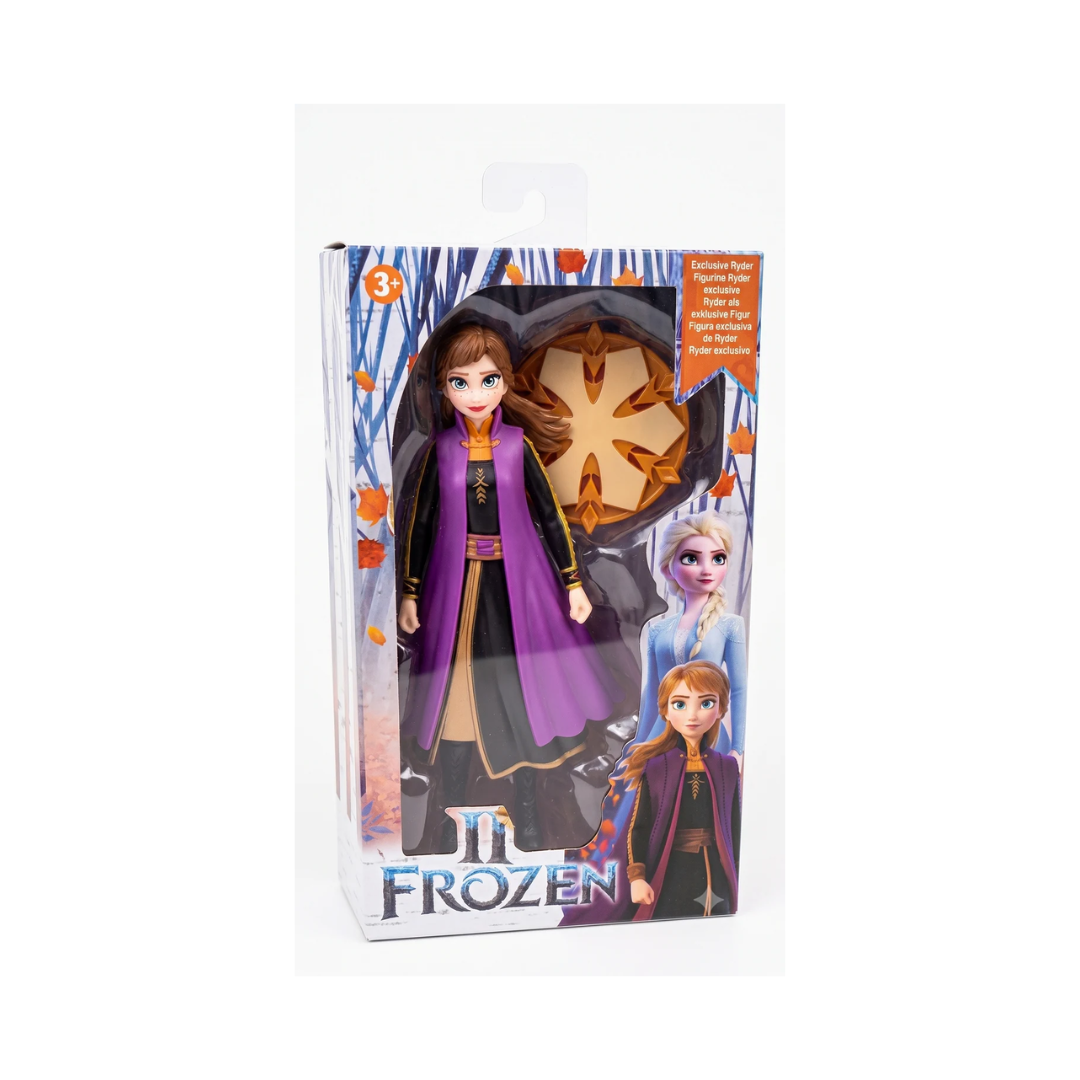 Frozen Anna Fashion Doll with Exclusive Ryder Figurine – 3+ Years