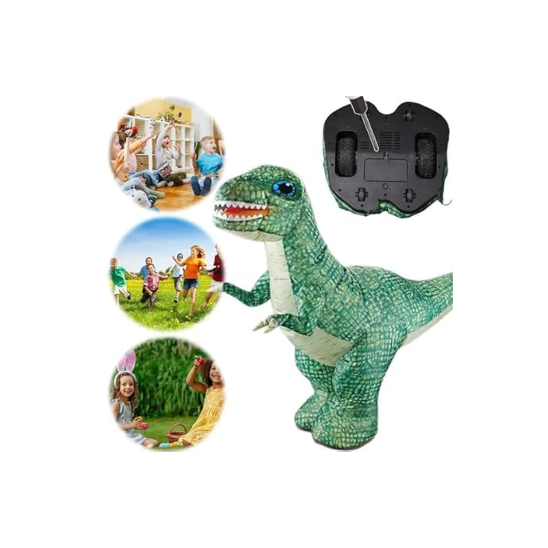 Rainbow Toys Remote Control Inflatable Dinosaur Toy with 360° Rotation