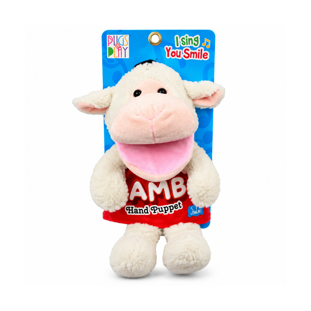Pugs & Play Lamb Talking Hand Puppet Lamb
