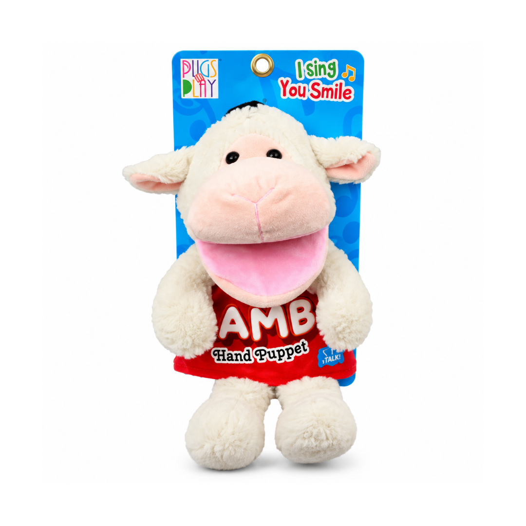 Pugs & Play Lamb Talking Hand Puppet Lamb