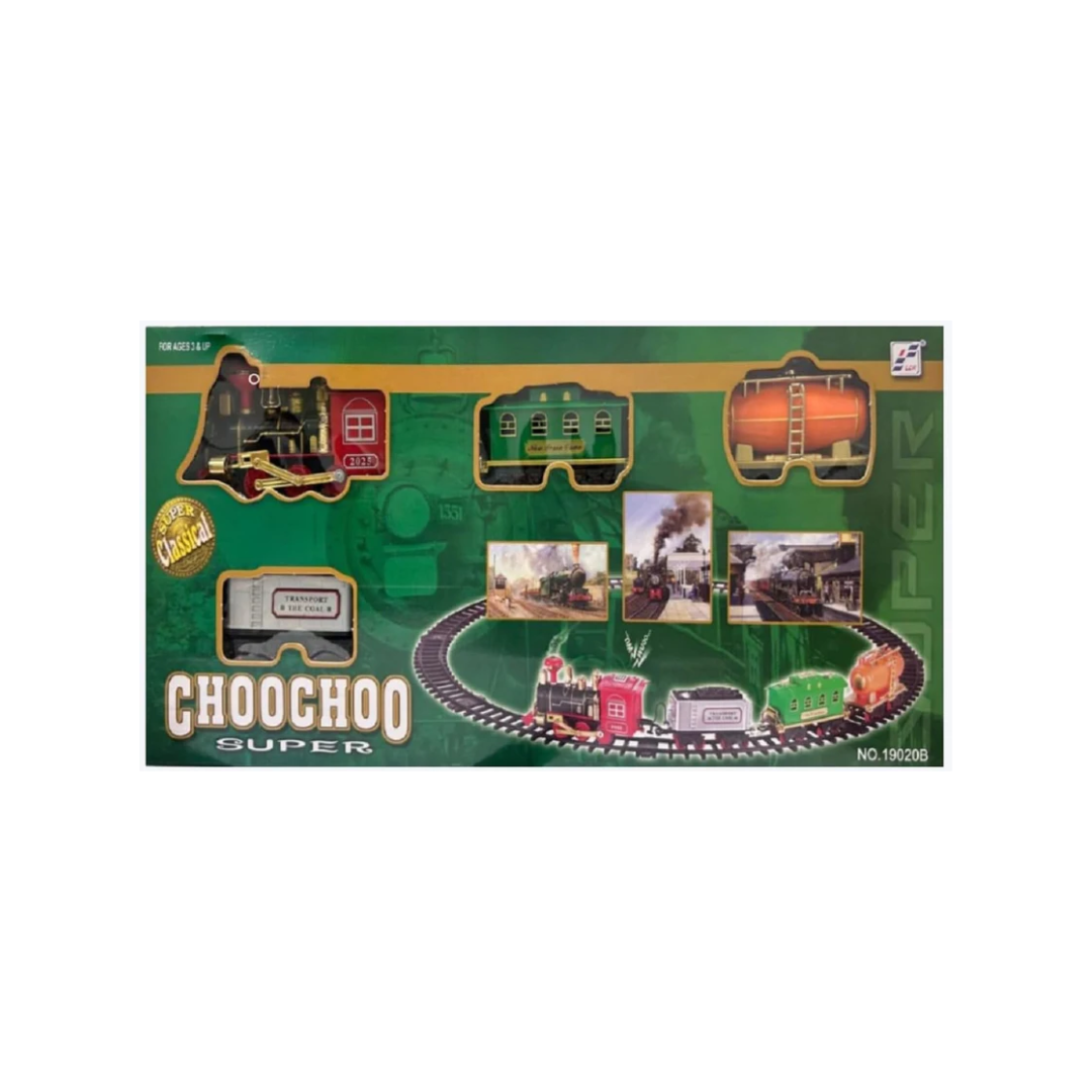 Rainbow Toys Smok Train Toy Set with Sound and Music (CHOOCHOO Train)