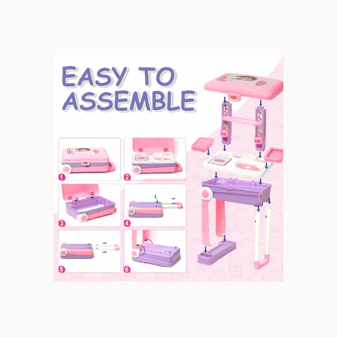 Chanak Beauty Set Suitcase Trolley