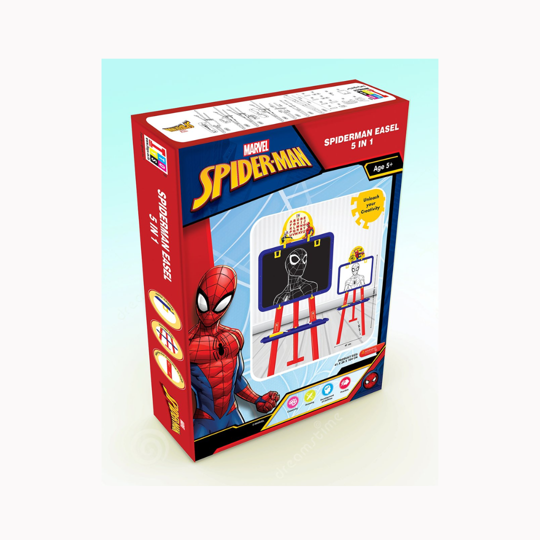 Itoys Spiderman 5 in 1 Easel Board