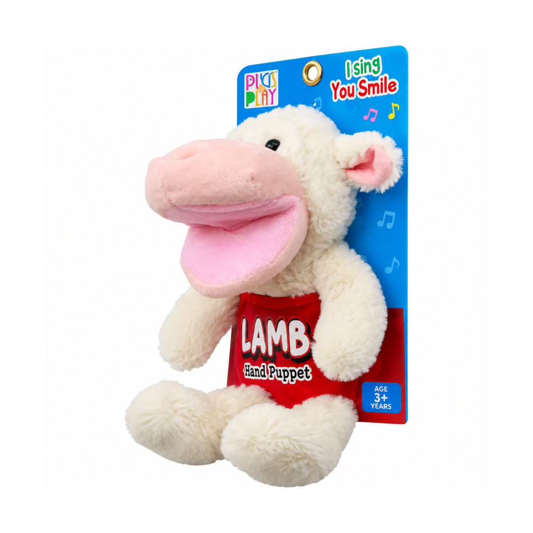 Pugs & Play Lamb Talking Hand Puppet Lamb