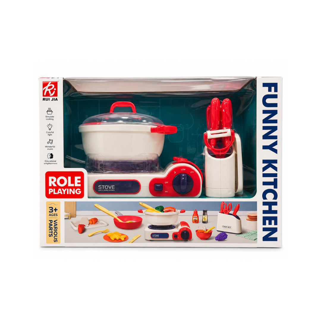 Rainbow Toys Fuuny Kitchen Set Roll Play