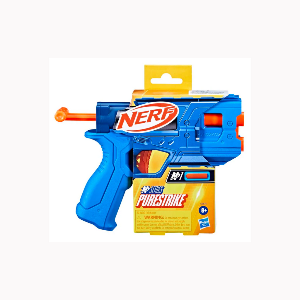 Hasbro Nerf N Series Purestrike Blaster, 2 Official Nerf N1 Darts Compatible