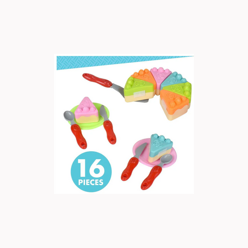 Itoys Pastry Party Set 16pcs, Multicolour