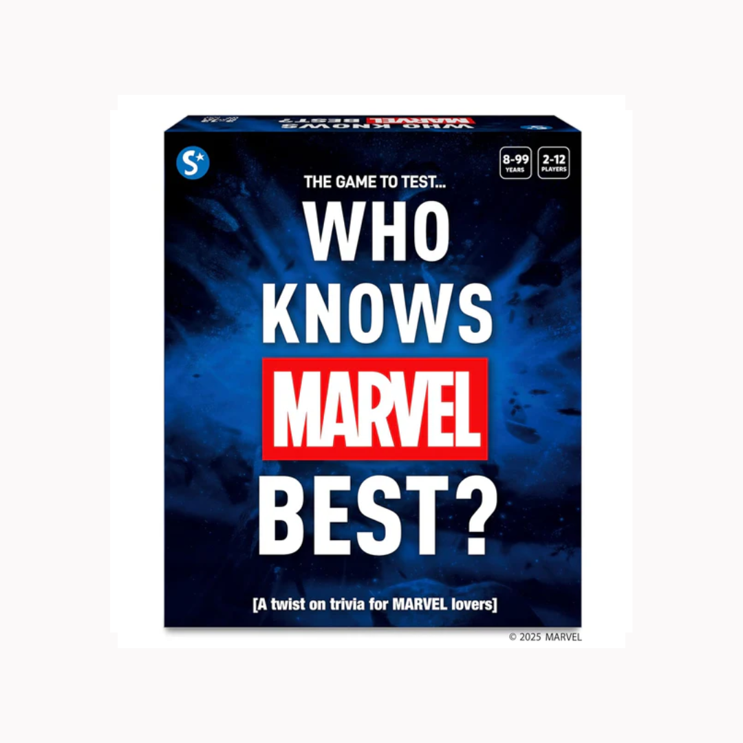 Skillmatics Card Game - Who Knows Marvel Best, Family Party Game
