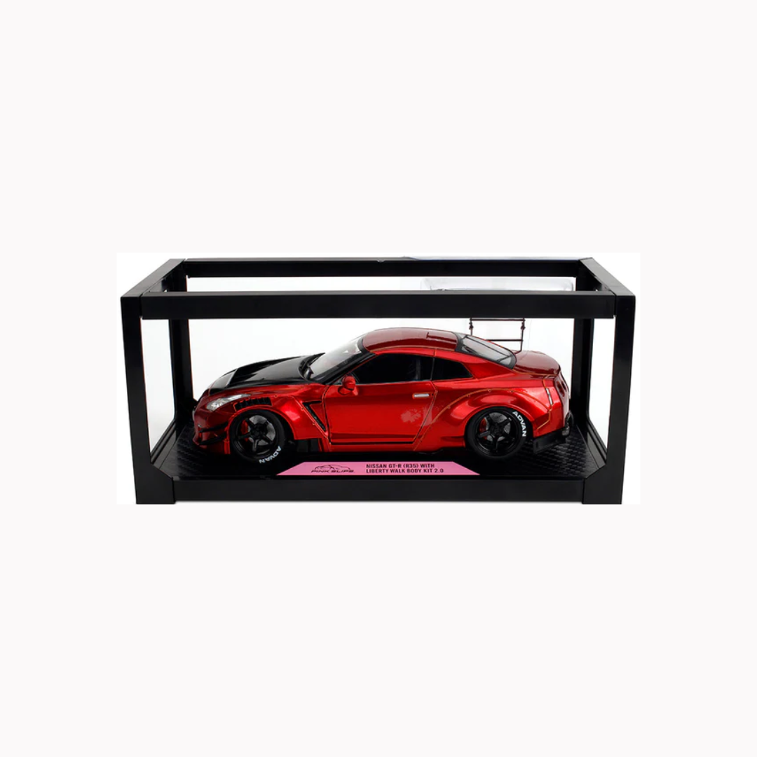 Pink Slips Nissan GT-R (R35) Liberty Walk, 1:18 Scale Vehicle (Wave 5)