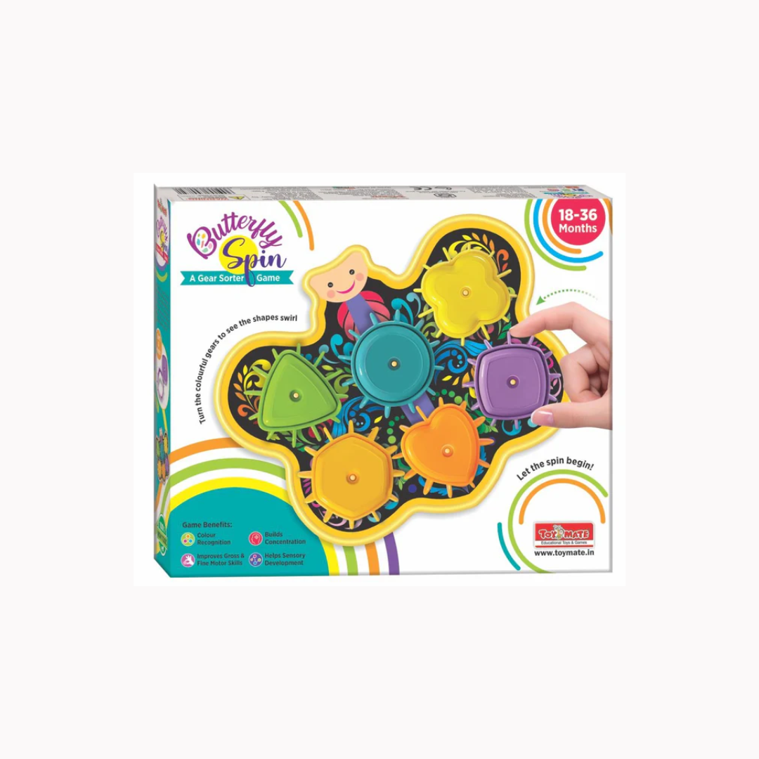 Toymate Butterfly Spin - A Gear Sorter Toy