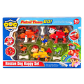 Rescue Dog Happy Set – Patrol Team Interactive Dog Figures with Flip, Slide & Magnet Functio| 3+ Years