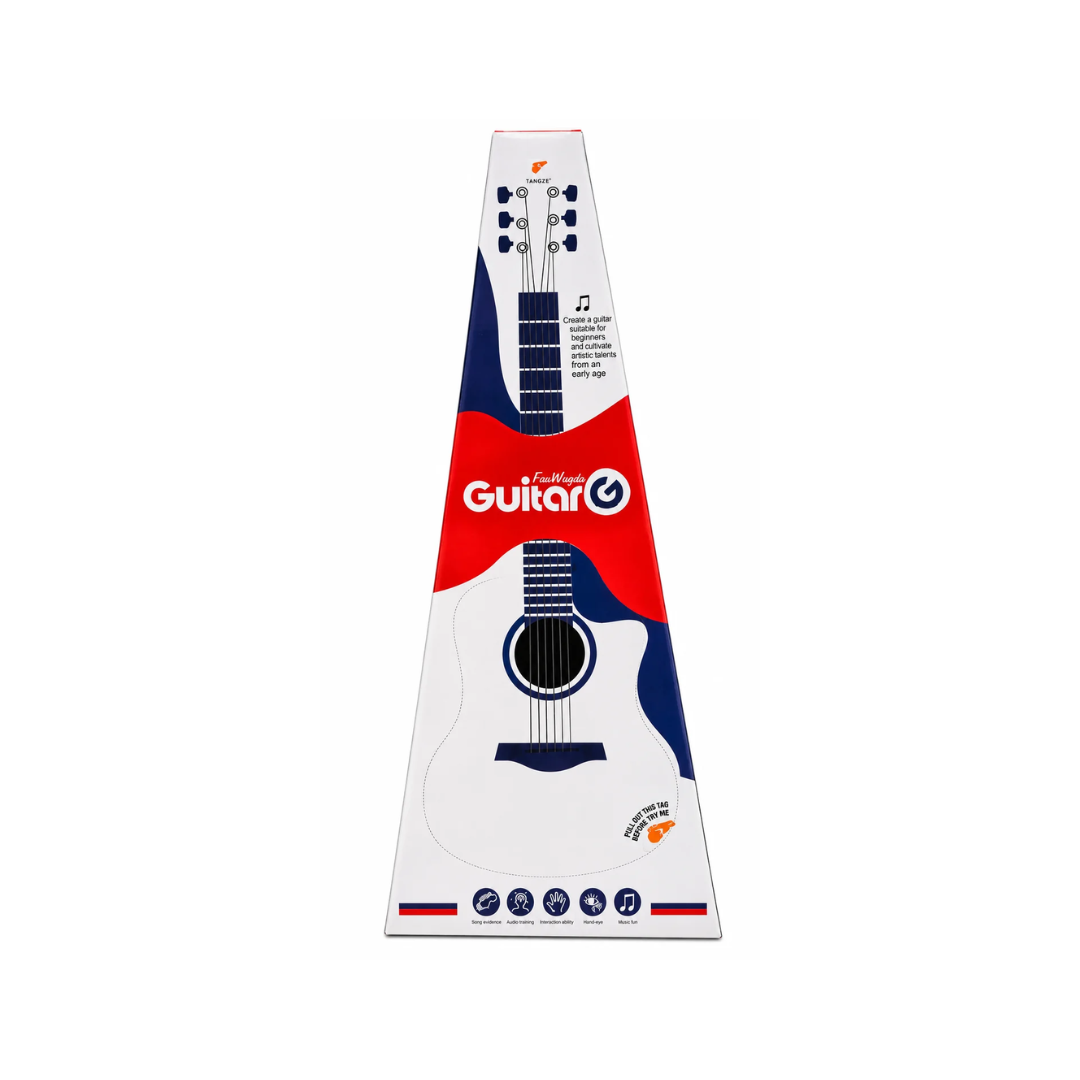 FunWingda Kids Acoustic Wooden Guitar – Musical Instrument & Learning Guitar Toy