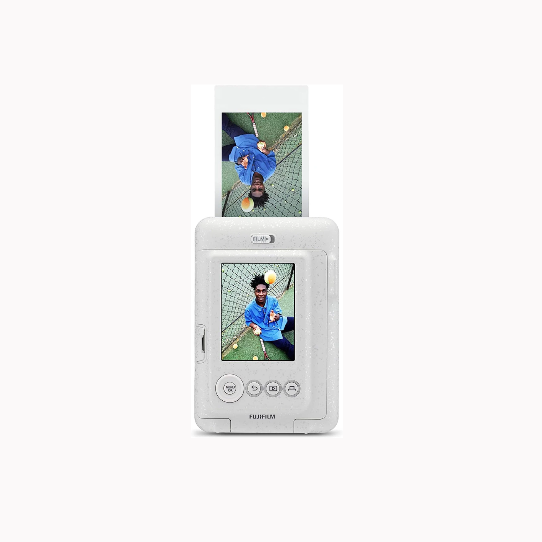 Fujifilm Instax Mini LiPlay Hybrid Instant Camera (Stone White)