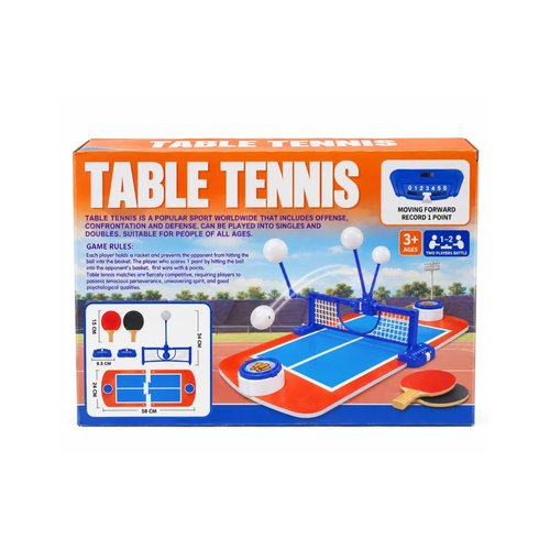 Table Tennis Set for Kids – 2 Player Ping Pong Game with Paddles & Net