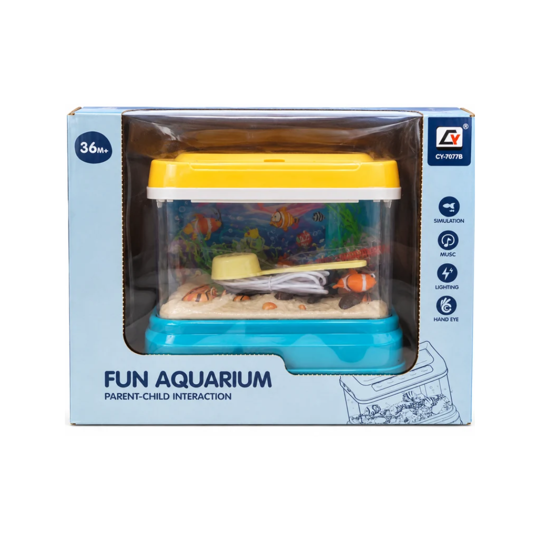 Fun Aquarium Interactive Fishing Game with Music & Lights – Parent-Child Activity Toy