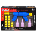 Kids Air Gun Shooting Target Set with Soft Foam Balls & Bowling Pins – Continuous Shooting Game | 6+ Years