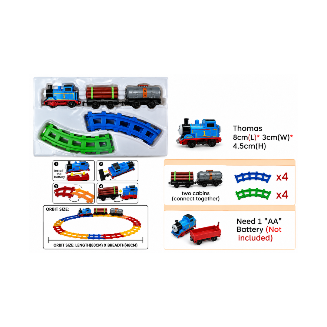 Genric Steam Train Thomas 9 Pieces Set