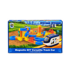 Magnetic DIY Versatile Track Car – Magnetic Building Train Track Set