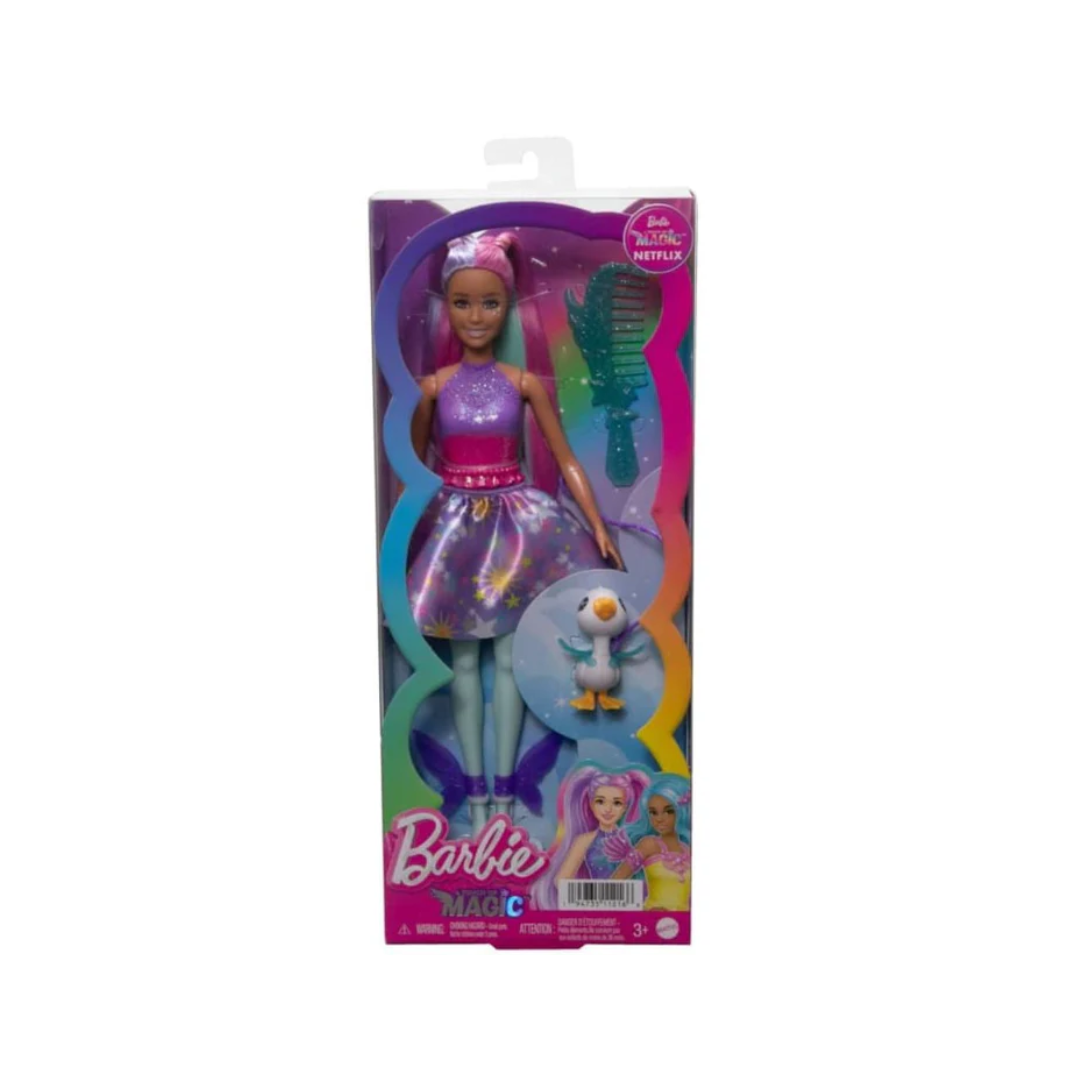 Mattel Barbie A Touch Of Magic Doll, The Glyph With Fantasy Outfit, Pet & Accessories