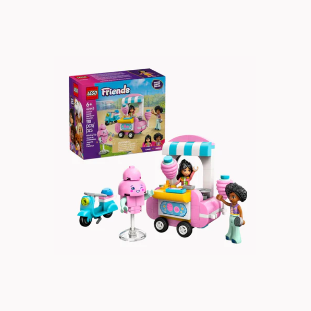 Lego 42643 Friends Cotton Candy Stand And Scooter (110 Pieces)