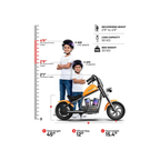 Uboard Discovery Mini Electric Bike for Kids | Age 6+ Years | 160W Motor | 15 km/h Speed Orange
