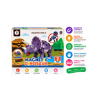 Magnetic Dinosaur Building Toy – Magnetic & Link Dinosaur Construction Set for Kids 3+